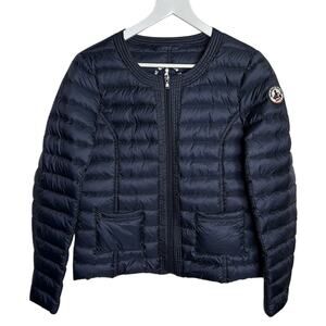 JOTT Women’s Douda Navy Blue Quilted Down Packable Jacket W1510 Sz S
